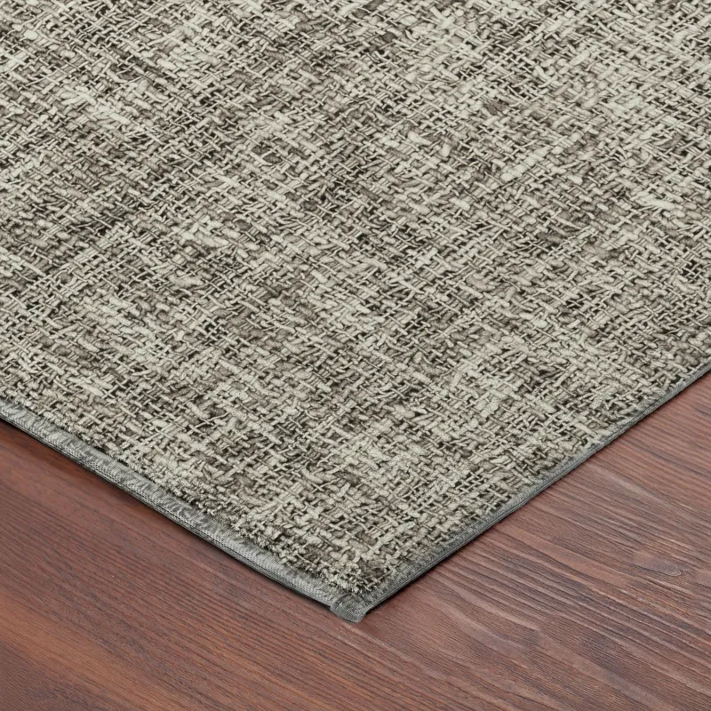 Luxury Washable Voyage Putty 9\' x 12\' Rug