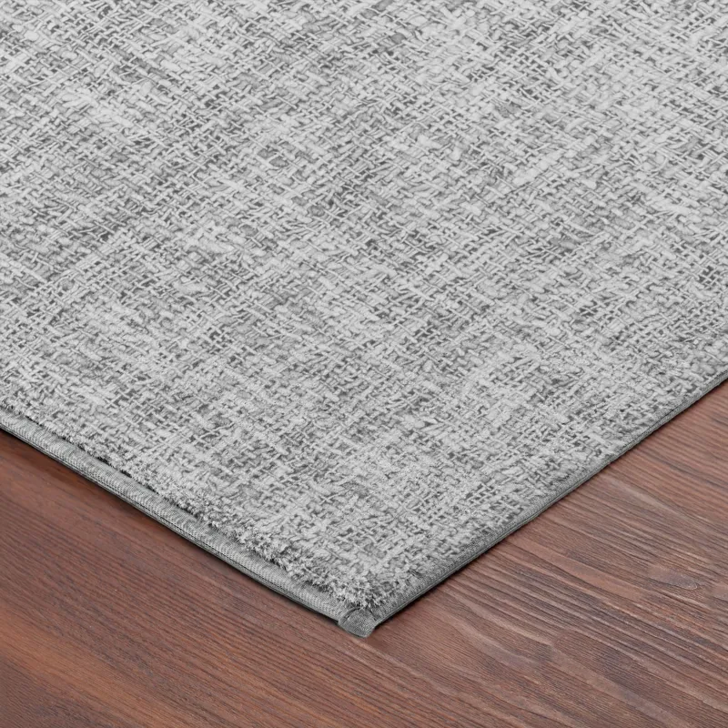 Luxury Washable Voyage Silver 10\' x 14\' Rug