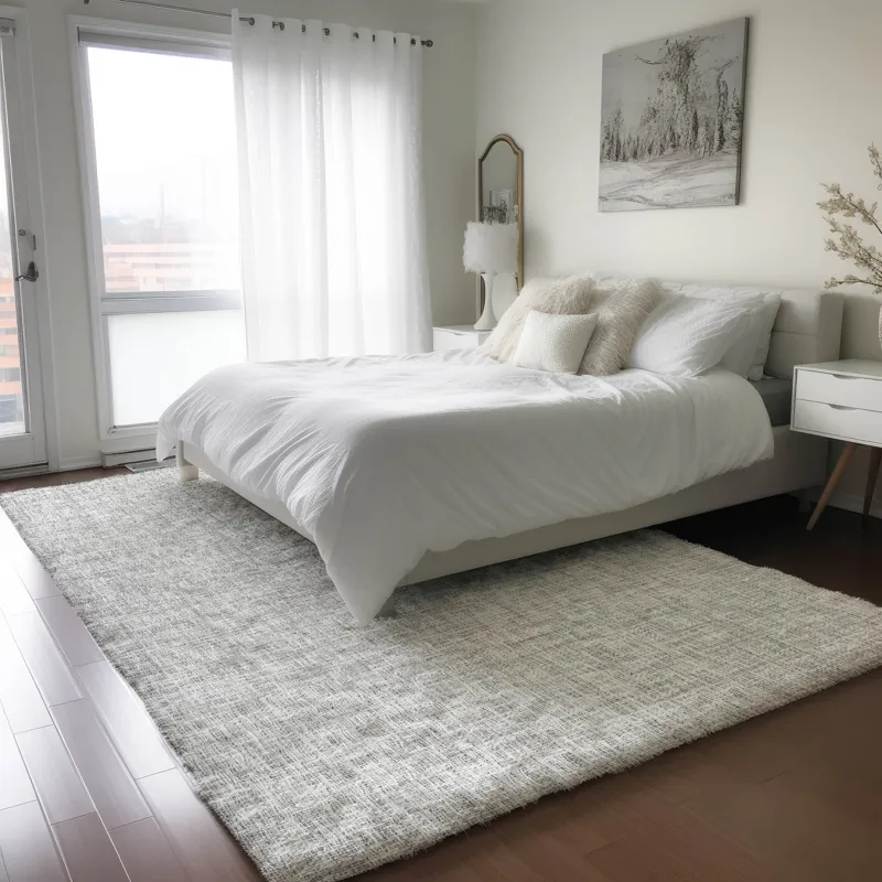 Luxury Washable Voyage Silver 10\' x 14\' Rug