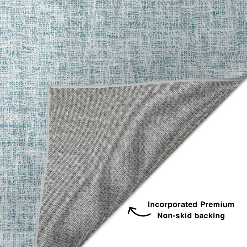 Luxury Washable Voyage Sky 10\' x 14\' Rug