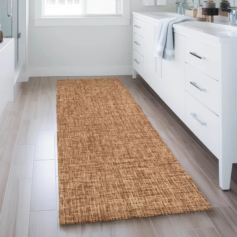 Luxury Washable Voyage Spice 2\'3\" x 7\'6\" Runner Rug