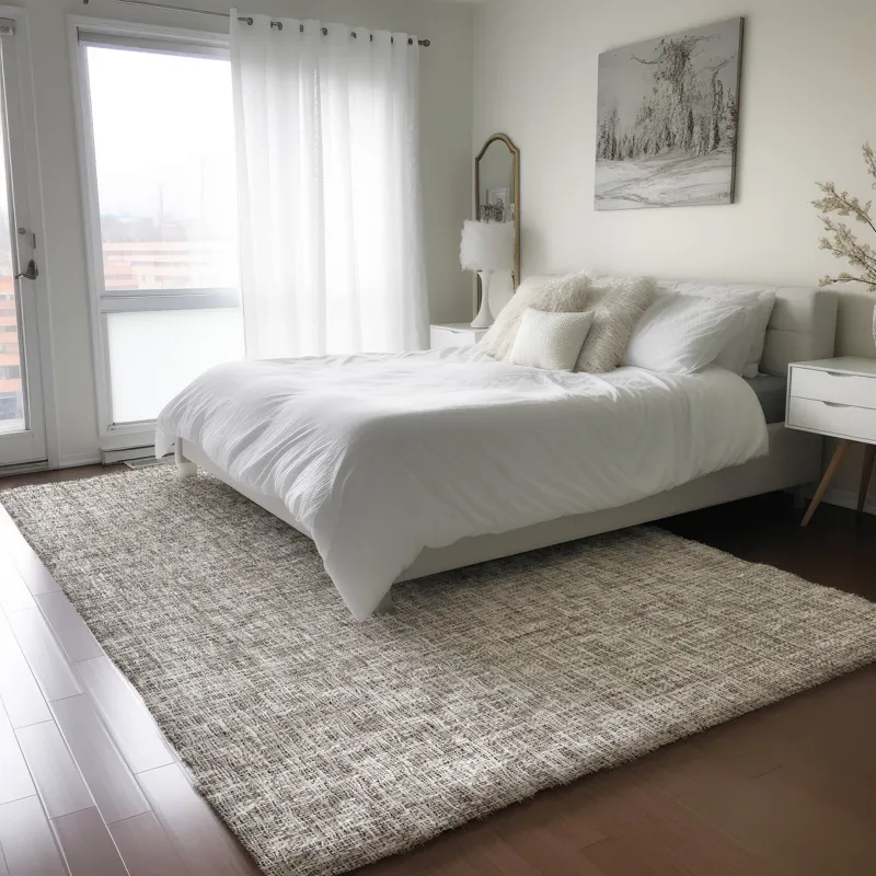 Luxury Washable Voyage Taupe 5\' x 7\'6\" Rug
