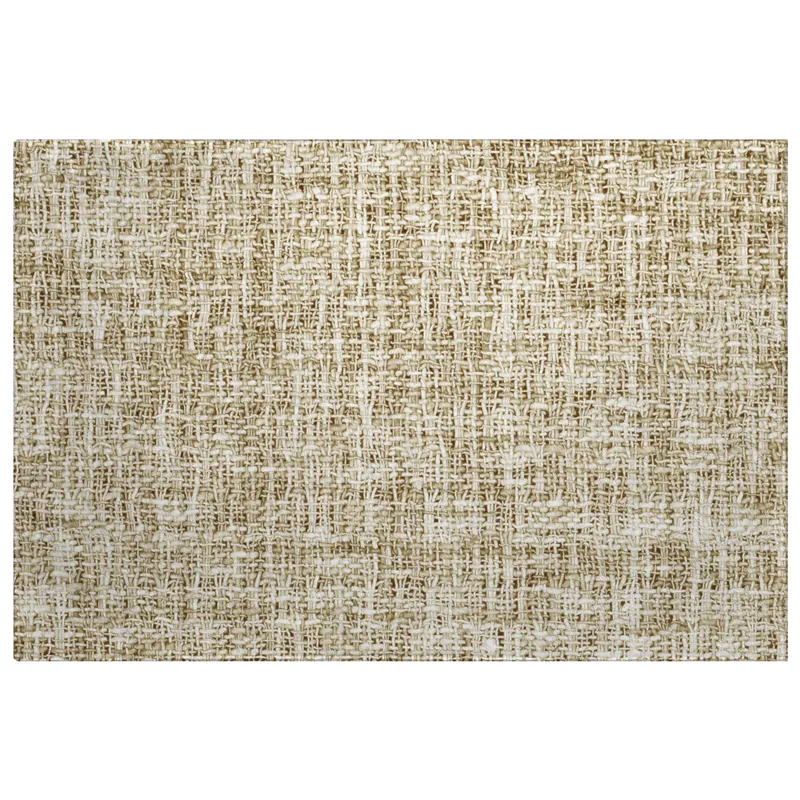 Luxury Washable Voyage Walnut 1\'8\" x 2\'6\" Rug