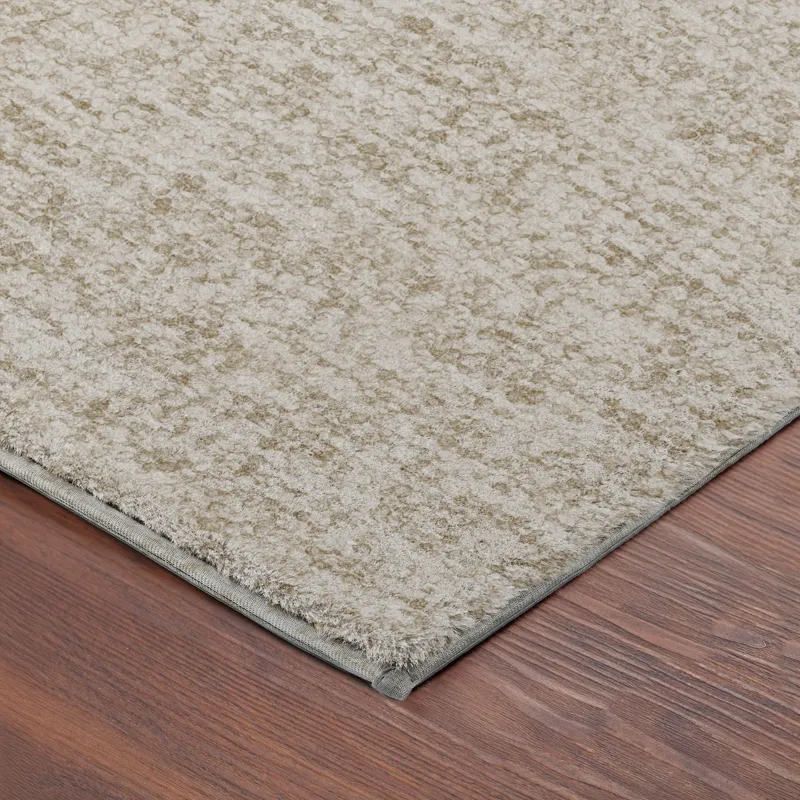 Luxury Washable Voyage Beige 2\'3\" x 7\'6\" Runner Rug