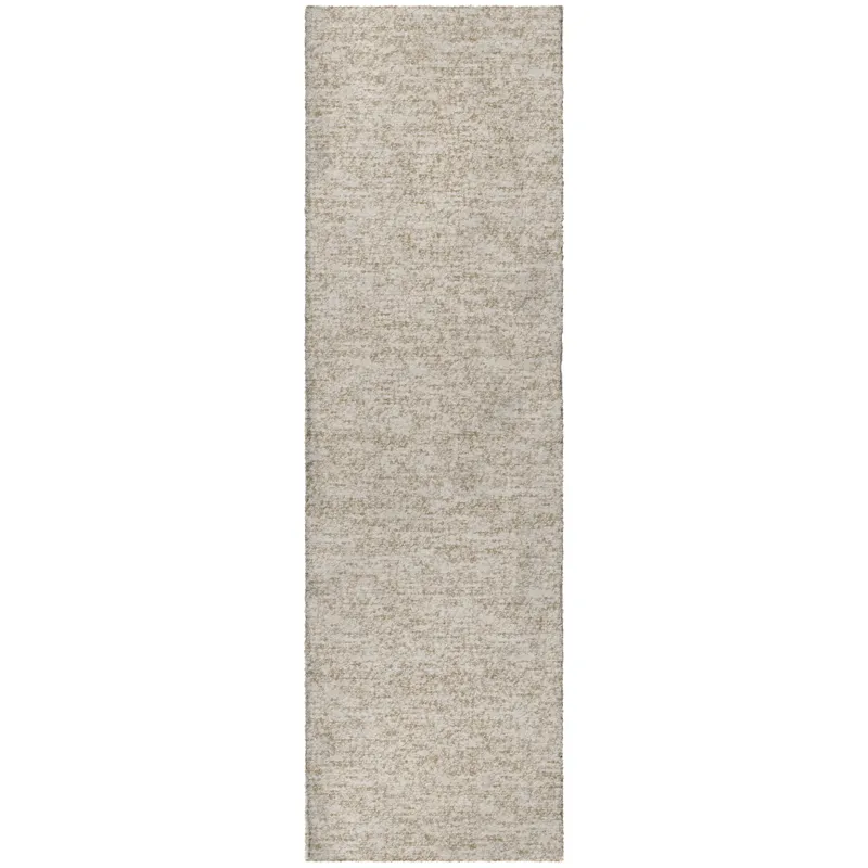 Luxury Washable Voyage Beige 2\'3\" x 7\'6\" Runner Rug