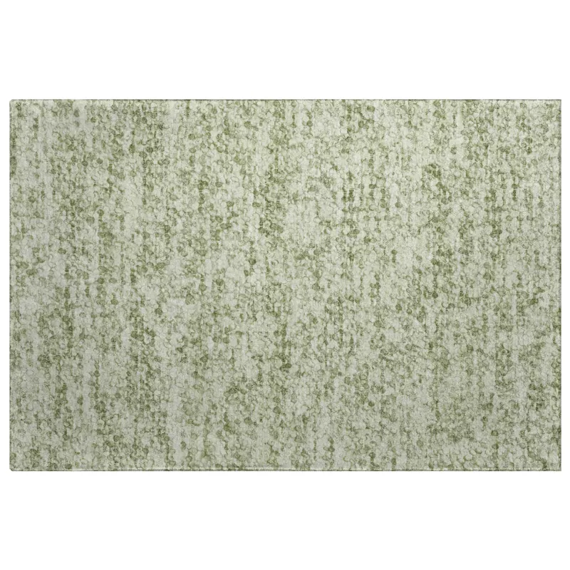 Luxury Washable Voyage Celery 1\'8\" x 2\'6\" Rug