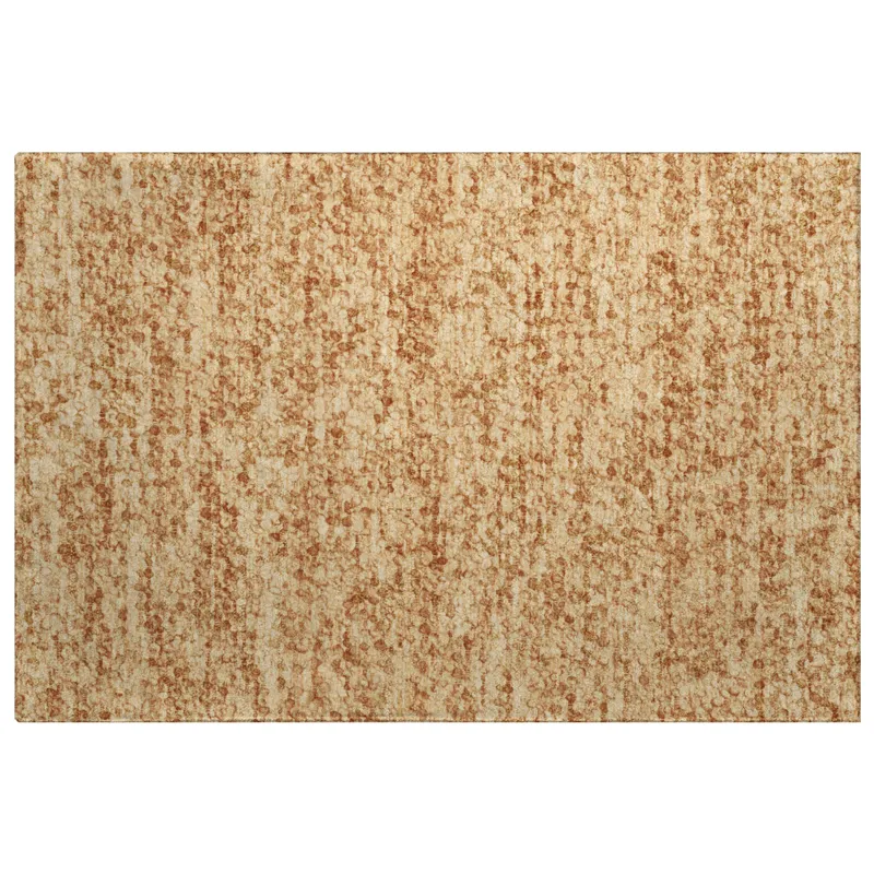Luxury Washable Voyage Copper 1\'8\" x 2\'6\" Rug