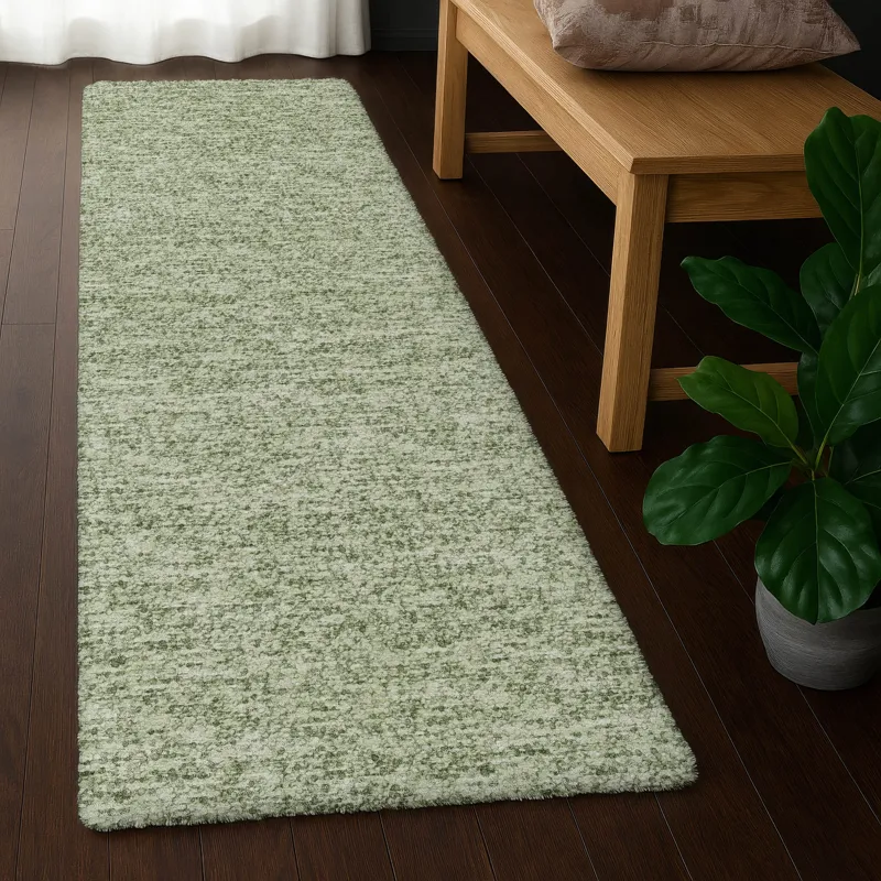 Luxury Washable Voyage Fern 2\'3\" x 7\'6\" Runner Rug
