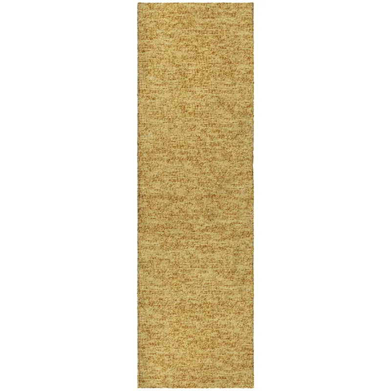 Luxury Washable Voyage Gold 2\'3\" x 7\'6\" Runner Rug