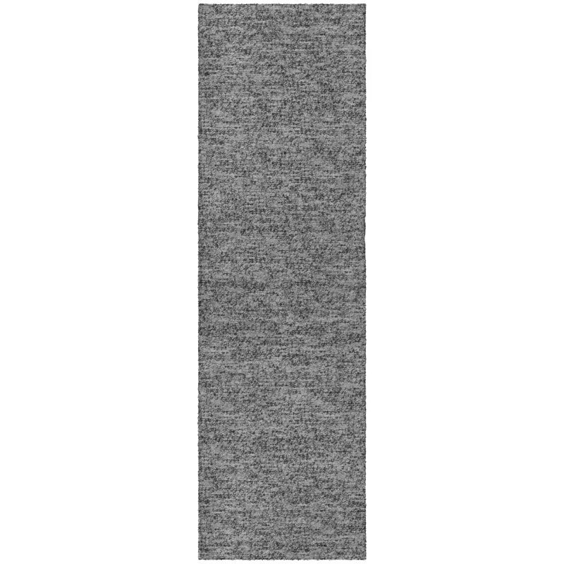 Luxury Washable Voyage Gray 2\'3\" x 7\'6\" Runner Rug