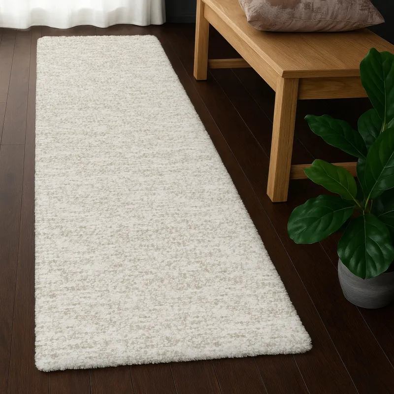 Luxury Washable Voyage Linen 2\'3\" x 7\'6\" Runner Rug
