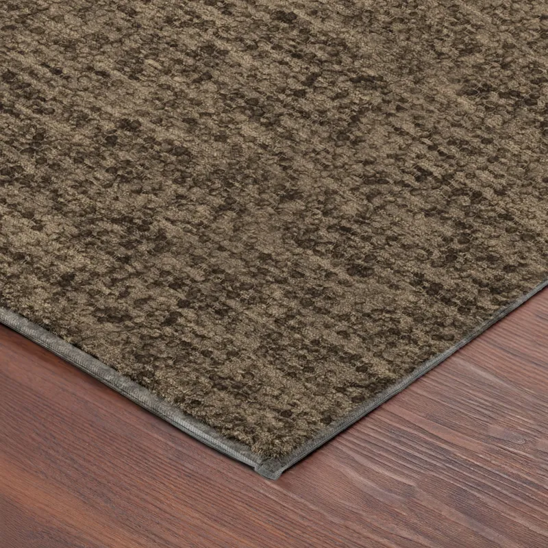 Luxury Washable Voyage Mocha 8\' x 10\' Rug