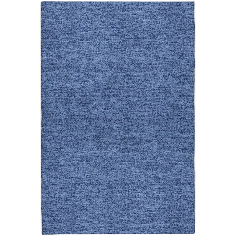 Luxury Washable Voyage Navy 2\'6\" x 3\'10\" Rug