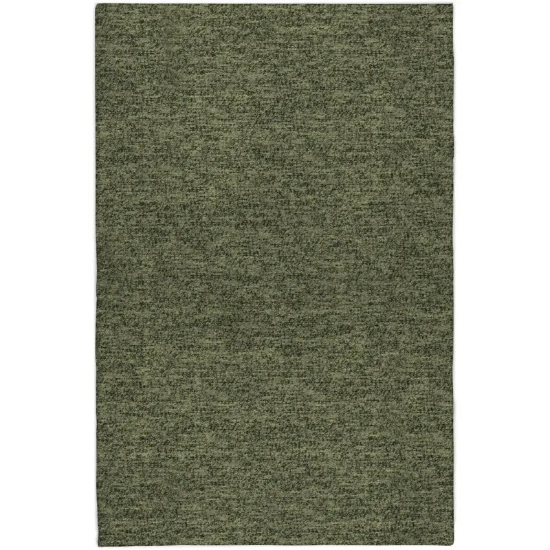 Luxury Washable Voyage Olive 8\' x 10\' Rug