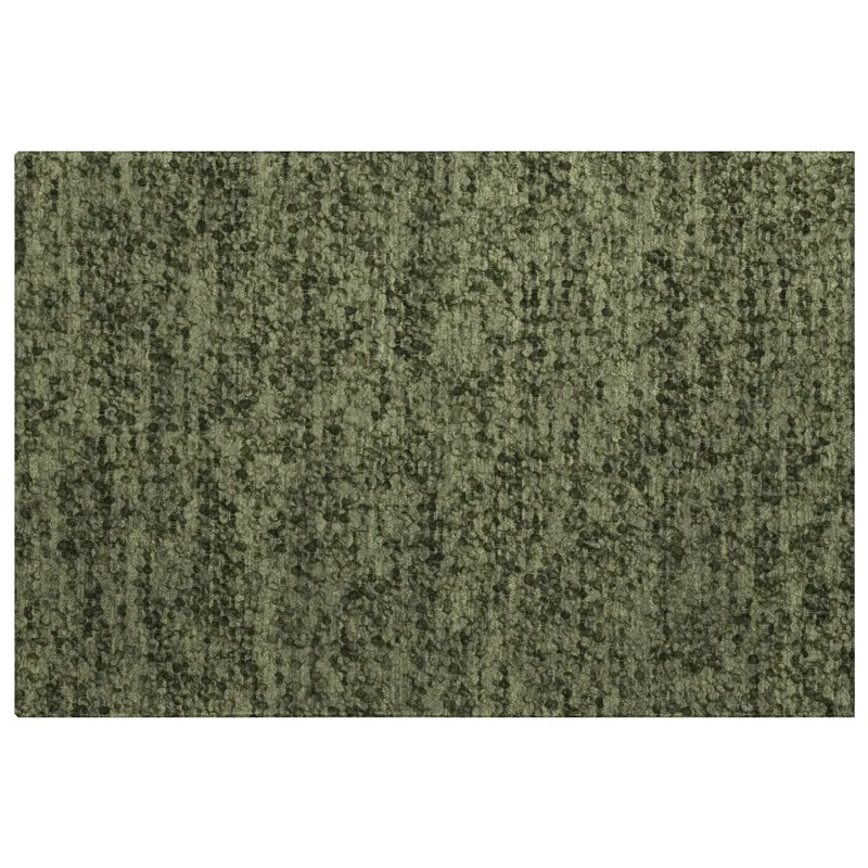 Luxury Washable Voyage Olive 1\'8\" x 2\'6\" Rug