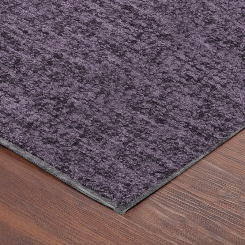 Luxury Washable Voyage Plum 5\' x 7\'6\" Rug