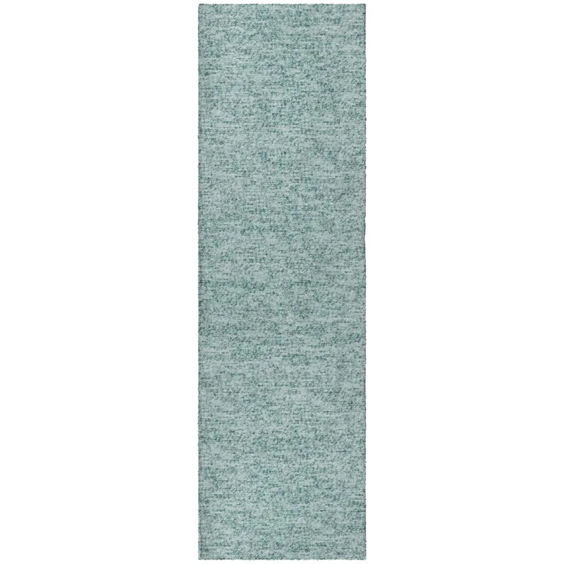Luxury Washable Voyage Seafoam 2\'3\" x 7\'6\" Runner Rug