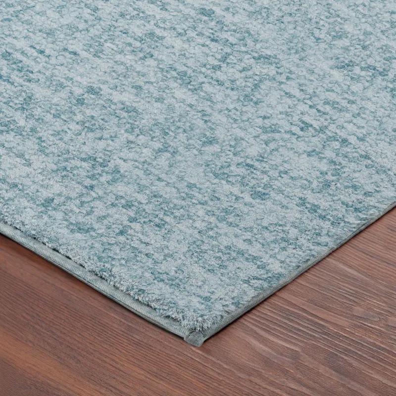 Luxury Washable Voyage Sky 2\'6\" x 3\'10\" Rug