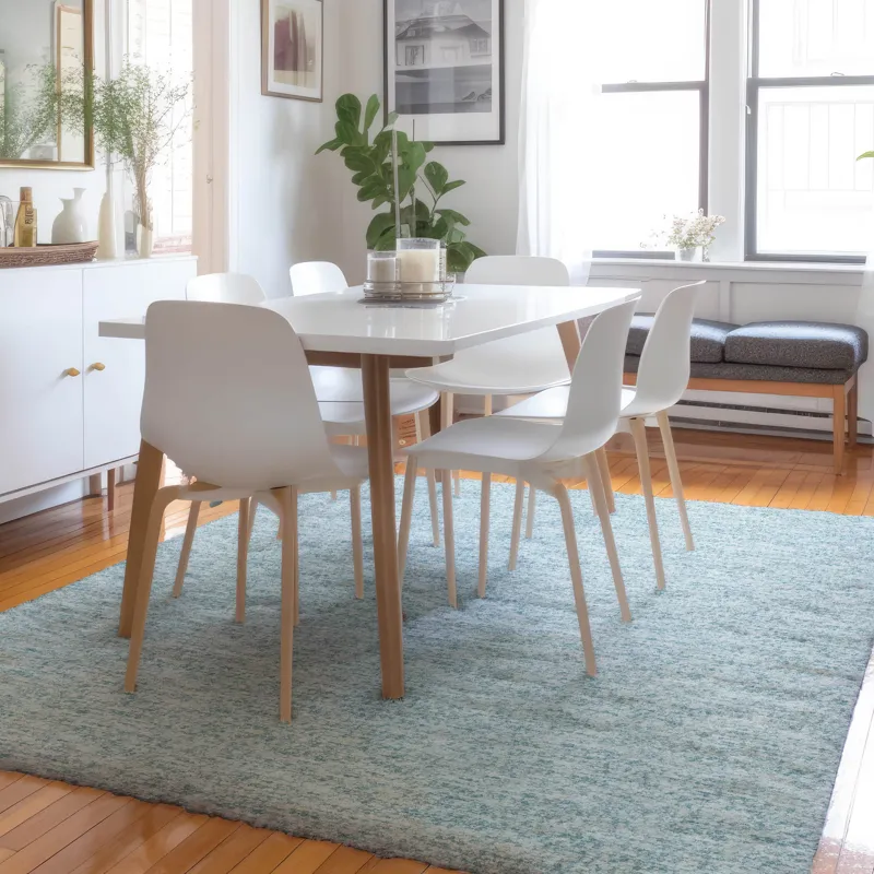 Luxury Washable Voyage Sky 2\'6\" x 3\'10\" Rug