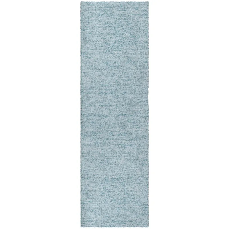 Luxury Washable Voyage Sky 2\'3\" x 7\'6\" Runner Rug