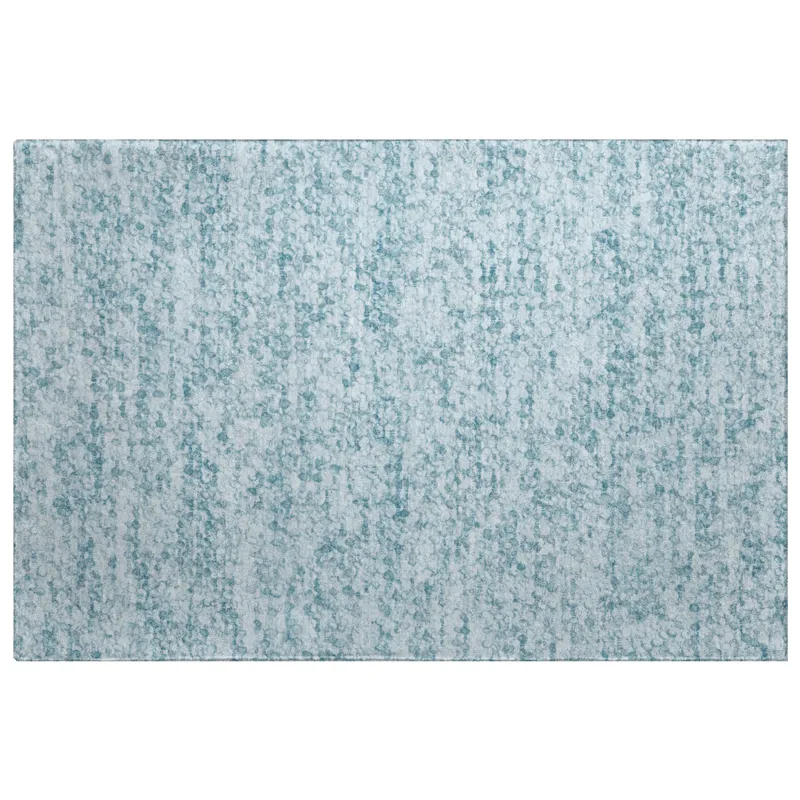Luxury Washable Voyage Sky 1\'8\" x 2\'6\" Rug