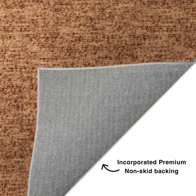 Luxury Washable Voyage Spice 3\' x 5\' Rug