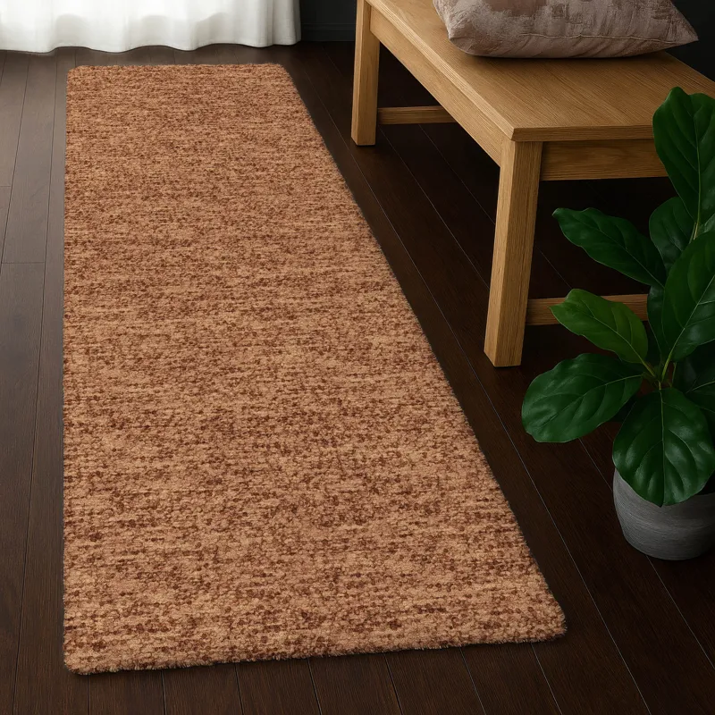 Luxury Washable Voyage Spice 2\'3\" x 7\'6\" Runner Rug