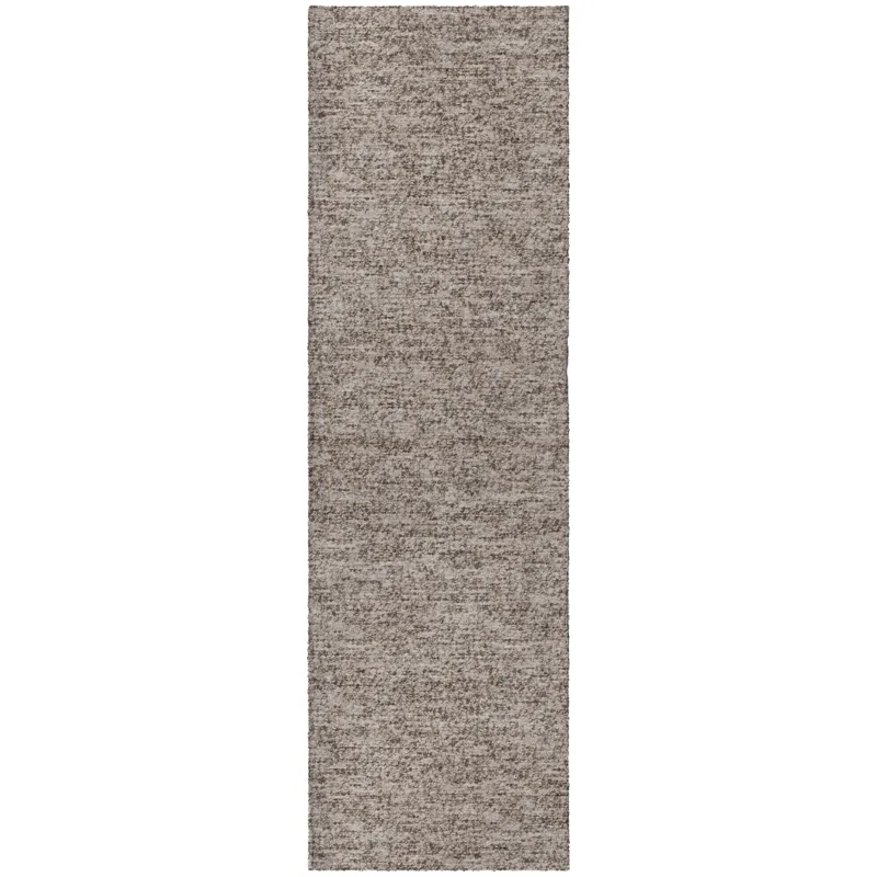 Luxury Washable Voyage Taupe 2\'3\" x 7\'6\" Runner Rug