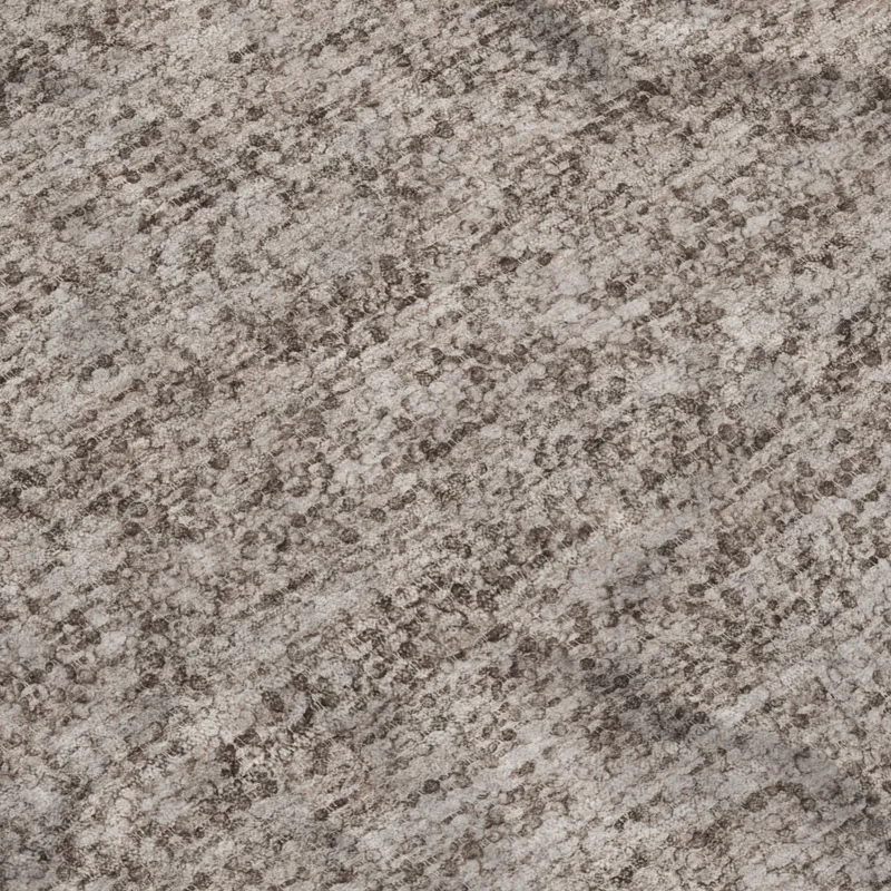 Luxury Washable Voyage Taupe 2\'3\" x 7\'6\" Runner Rug