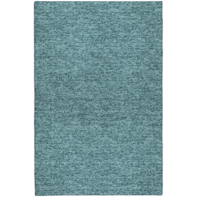 Luxury Washable Voyage Teal 3\' x 5\' Rug