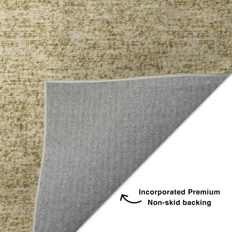 Luxury Washable Voyage Walnut 10\' x 14\' Rug