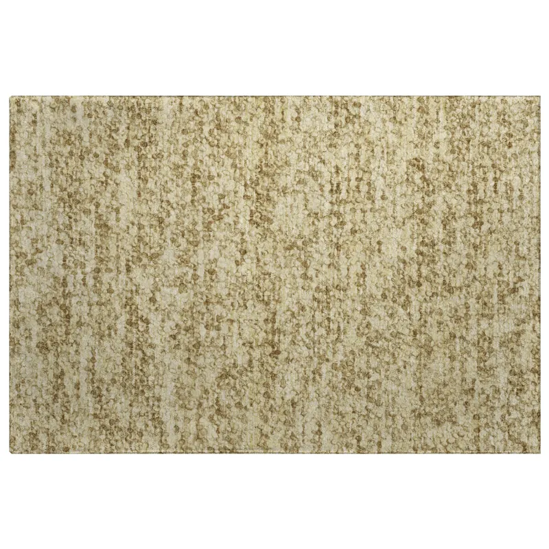Luxury Washable Voyage Walnut 1\'8\" x 2\'6\" Rug