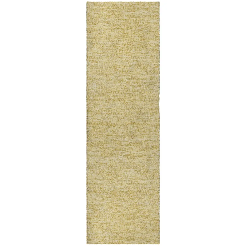 Luxury Washable Voyage Wheat 2\'3\" x 7\'6\" Runner Rug