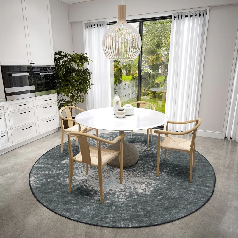 Winslow Midnight 4\' x 4\' Round Rug