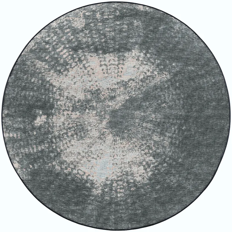 Winslow Midnight 4\' x 4\' Round Rug