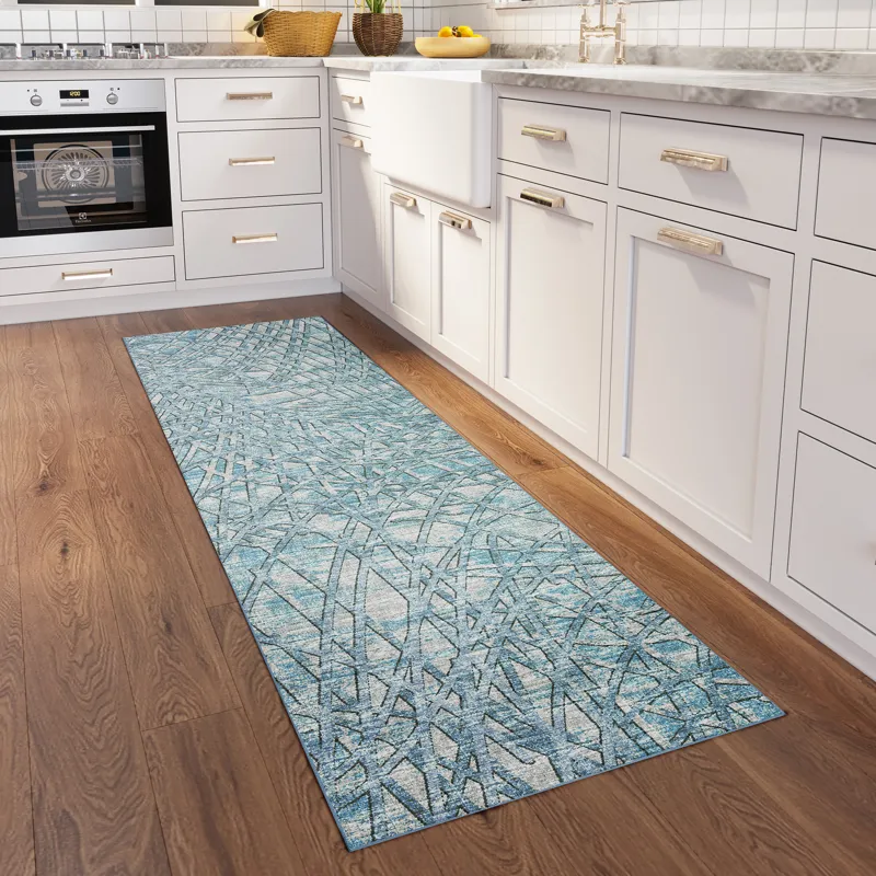 Winslow Indigo 2\'6\" x 12\' Runner Rug