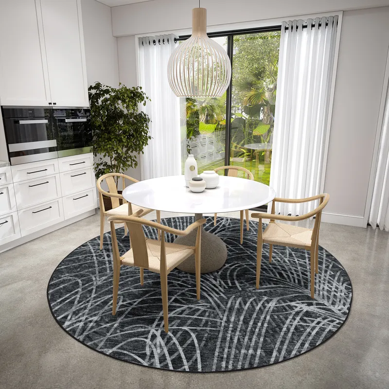 Winslow Midnight 6\' x 6\' Round Rug