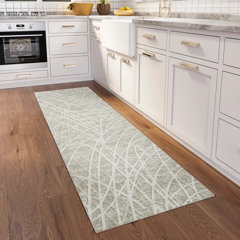 Winslow Taupe 2\'6\" x 12\' Runner Rug