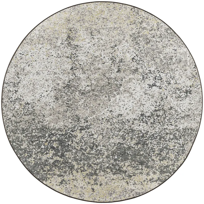 Winslow Graphite 4\' x 4\' Round Rug