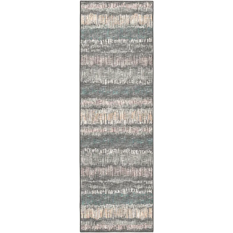 Winslow Charcoal 2\'6\" x 12\' Runner Rug