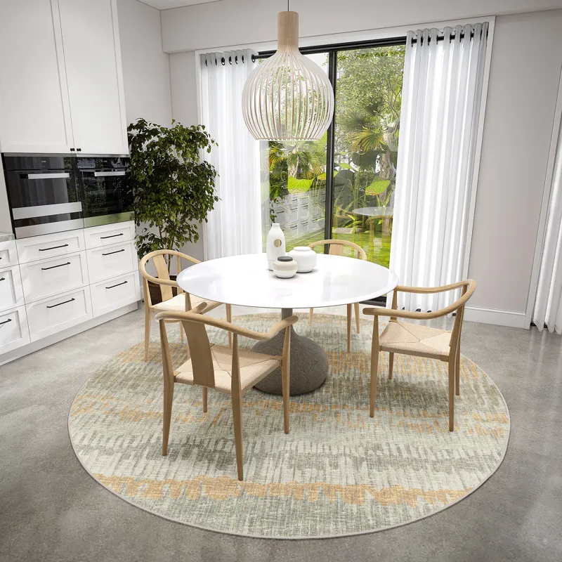 Winslow Khaki 10\' x 10\' Round Rug