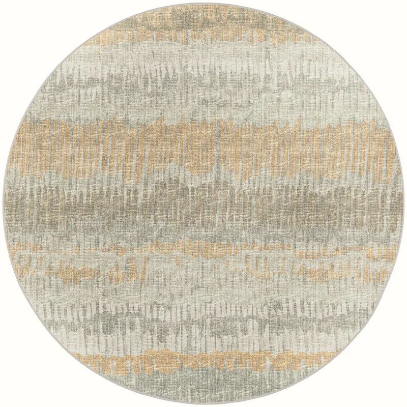 Winslow Khaki 10\' x 10\' Round Rug