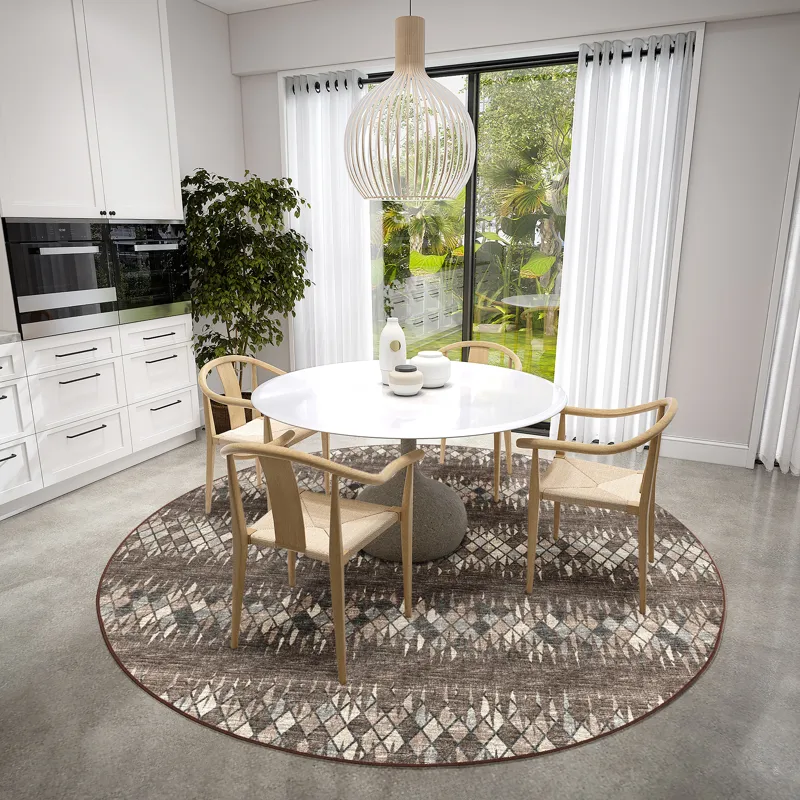 Winslow Driftwood 4\' x 4\' Round Rug