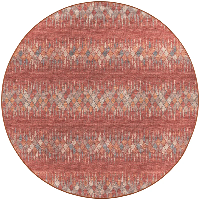 Winslow Paprika 6\' x 6\' Round Rug