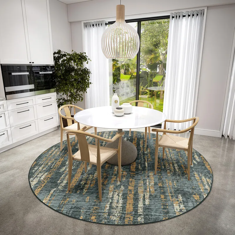 Winslow Charcoal 8\' x 8\' Round Rug
