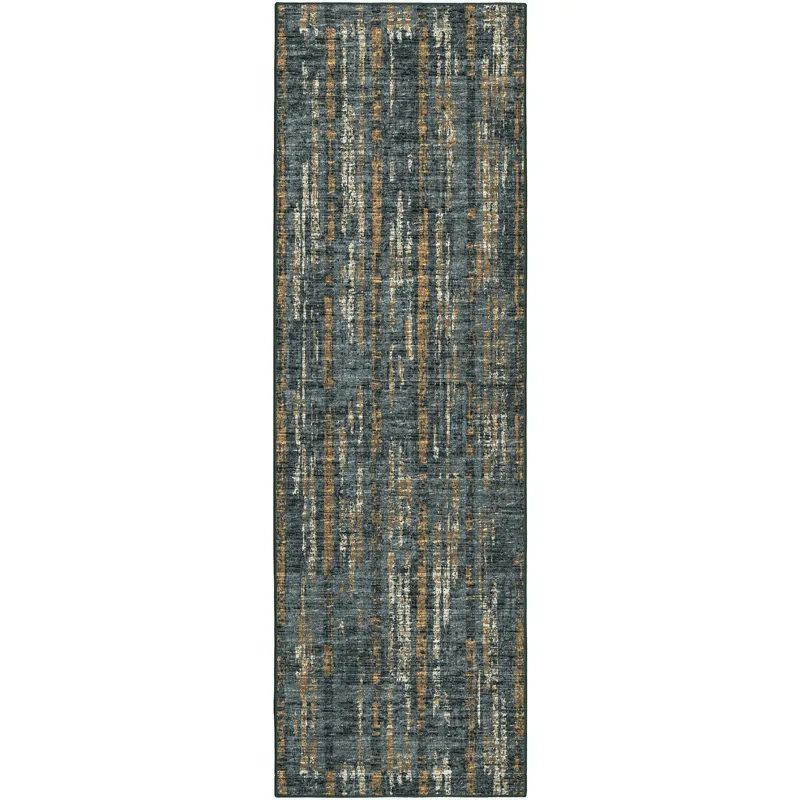 Winslow Charcoal 2\'6\" x 12\' Runner Rug