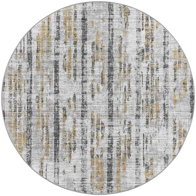 Winslow Grey 8\' x 8\' Round Rug