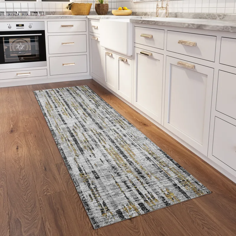 Winslow Grey 2\'6\" x 8\' Runner Rug