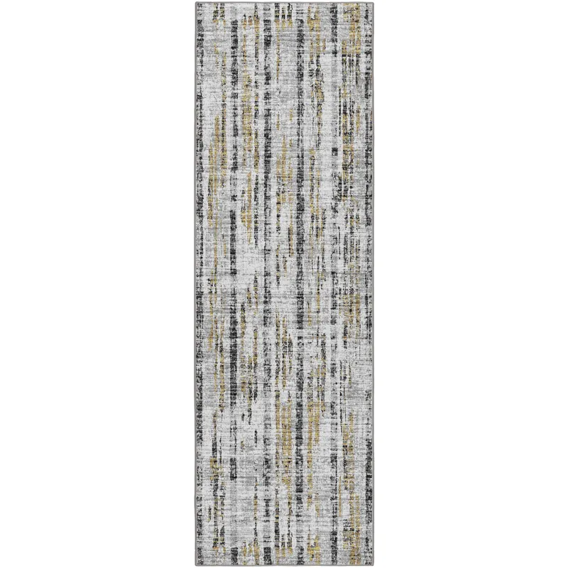 Winslow Grey 2\'6\" x 8\' Runner Rug
