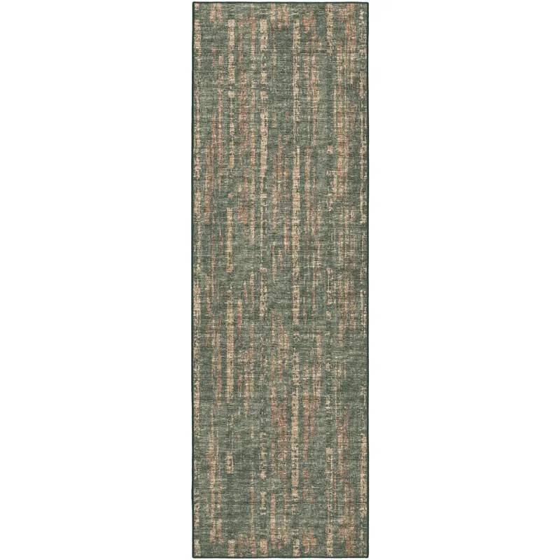 Winslow Olive 2\'6\" x 12\' Runner Rug